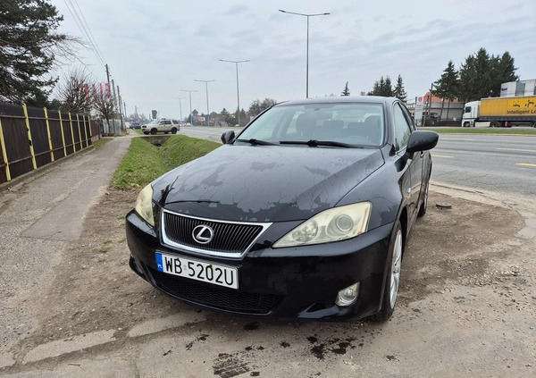 Lexus IS cena 19999 przebieg: 190000, rok produkcji 2009 z Warszawa małe 172